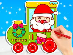 ເກມ Coloring Book: Christmas Train