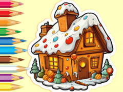 ເກມ Coloring Book: Christmas Candy House