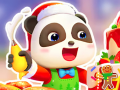 ເກມ Jigsaw Puzzle: Baby Panda Christmas Chef