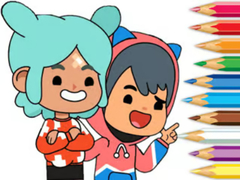 ເກມ Coloring Book: Toca Boca Friends