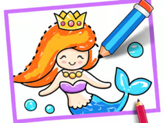ເກມ Toddler Drawing: Mermaid