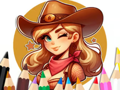 ເກມ Coloring Book: Cowgirl