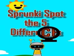 ເກມ Sprunki Spot the 5 Differences