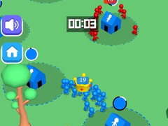 ເກມ Giant Crowd Io House Capture