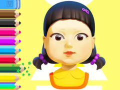 ເກມ Coloring Book: Squid Game Doll