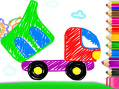 ເກມ Toddler Drawing: Tanker Truck