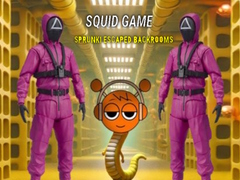 ເກມ Squid Game Sprunki Escaped Backrooms