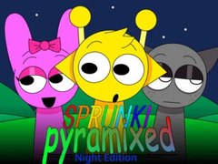ເກມ Sprunki Pyramixed: Night Edition