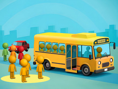 ເກມ Crazy Bus Station