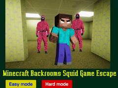 ເກມ Minecraft Backrooms Squid Game Escape