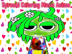 ເກມ Sprunki Coloring Music Anime