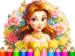 ເກມ Coloring Book: Flower Dress Up