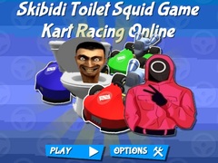ເກມ Skibidi Toilet Squid Game Kart Racing Online
