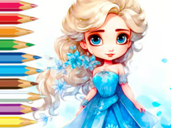 ເກມ Coloring Book: Frozen Princess