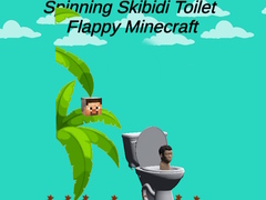 ເກມ Spinning Skibidi Toilet Flappy Minecraft