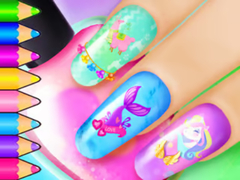 ເກມ Coloring Book: Nail Art Salon