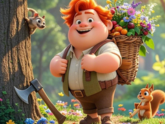 ເກມ Find The Differences: The Honest Woodcutter