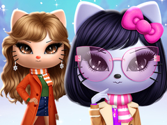 ເກມ Kitty Squad Winter Dress Up
