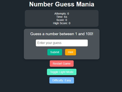 ເກມ Number Guess Mania