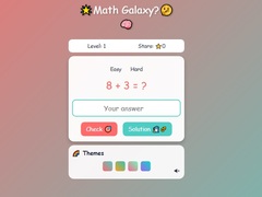 ເກມ Math Galaxy