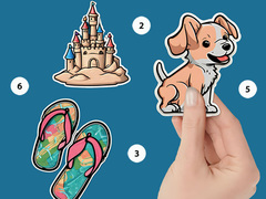 ເກມ Sticker Book Puzzle Color By Number