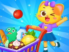 ເກມ Supermarket Shopping For Kids