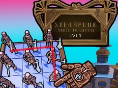 ເກມ Steampunk Merge To Battle
