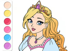 ເກມ Coloring Book: Princess Prom Dress