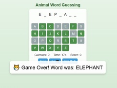ເກມ Animal Word Guessing Game