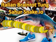 ເກມ Italian Brainrot Tung Sahur Snake.io