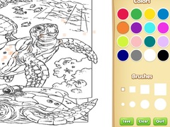 ເກມ Sea Animal Coloring Book