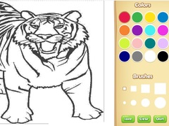 ເກມ Tiger Coloring Book