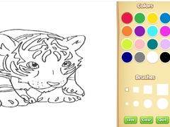 ເກມ Baby Tiger Coloring Book