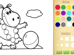 ເກມ Baby Farm Animals Coloring Book for Kids