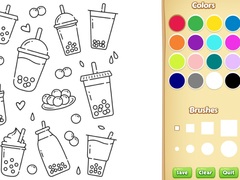 ເກມ Cute Boba Coloring Book for Kids