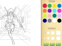 ເກມ Wicked Coloring Book for Kids