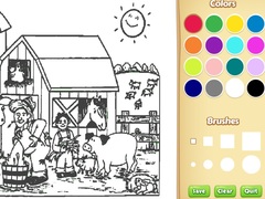 ເກມ Farm Coloring Book For Kids