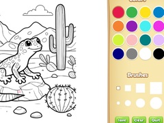 ເກມ Desert Animals Coloring Book for Kids