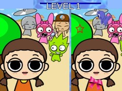 ເກມ Sprunki and Squid Game Difference