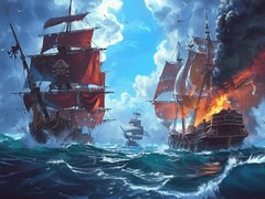 ເກມ Pirate Ships: Build and Fight