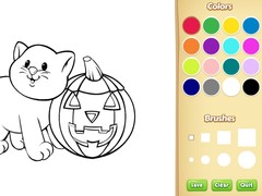 ເກມ Halloween Coloring Book