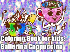 ເກມ Coloring Book for kids: Ballerina Cappuccina 