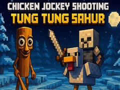 ເກມ Chicken Jockey Shooting Tung Tung Sahur