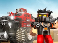 ເກມ Blocky Cars: Car Battle