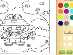 ເກມ Labubu Coloring Book For Kids