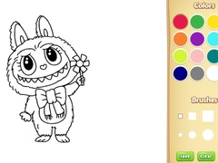 ເກມ Labubu Doll Coloring Book for Kids