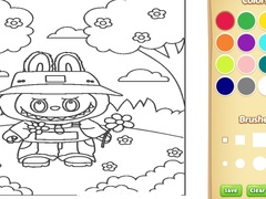ເກມ Cute Labubu Coloring Book for Kids