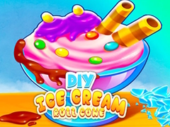 ເກມ DIY Ice Cream Roll Cone