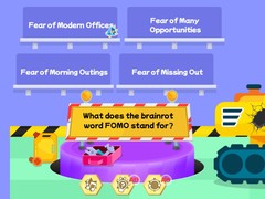 ເກມ Kids Quiz: Brainrot Words Quiz