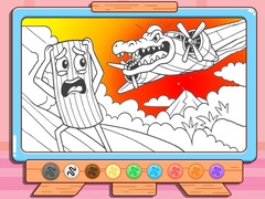 ເກມ Coloring Book: Bombardino Crocodilo